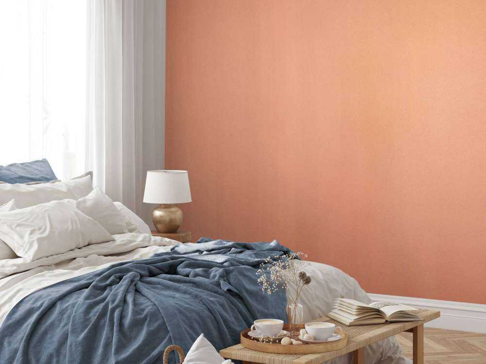 Beton in terracotta kleur