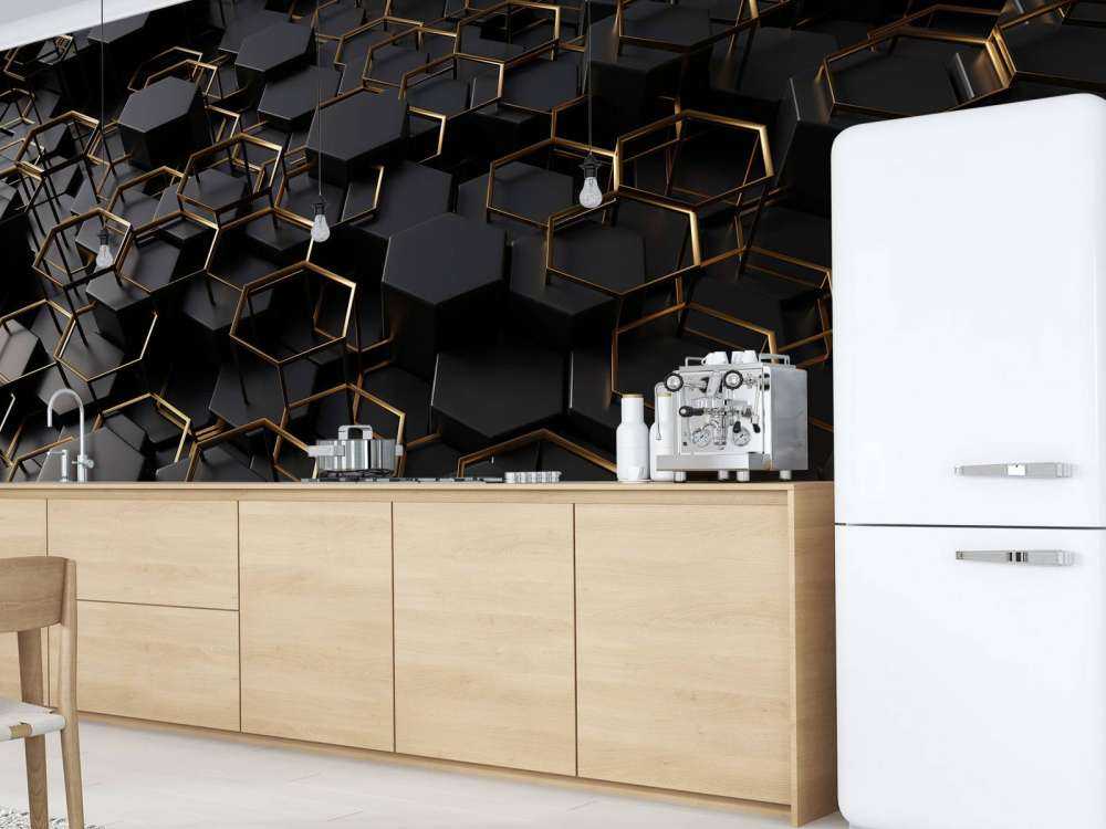 Sierlijke hexagons