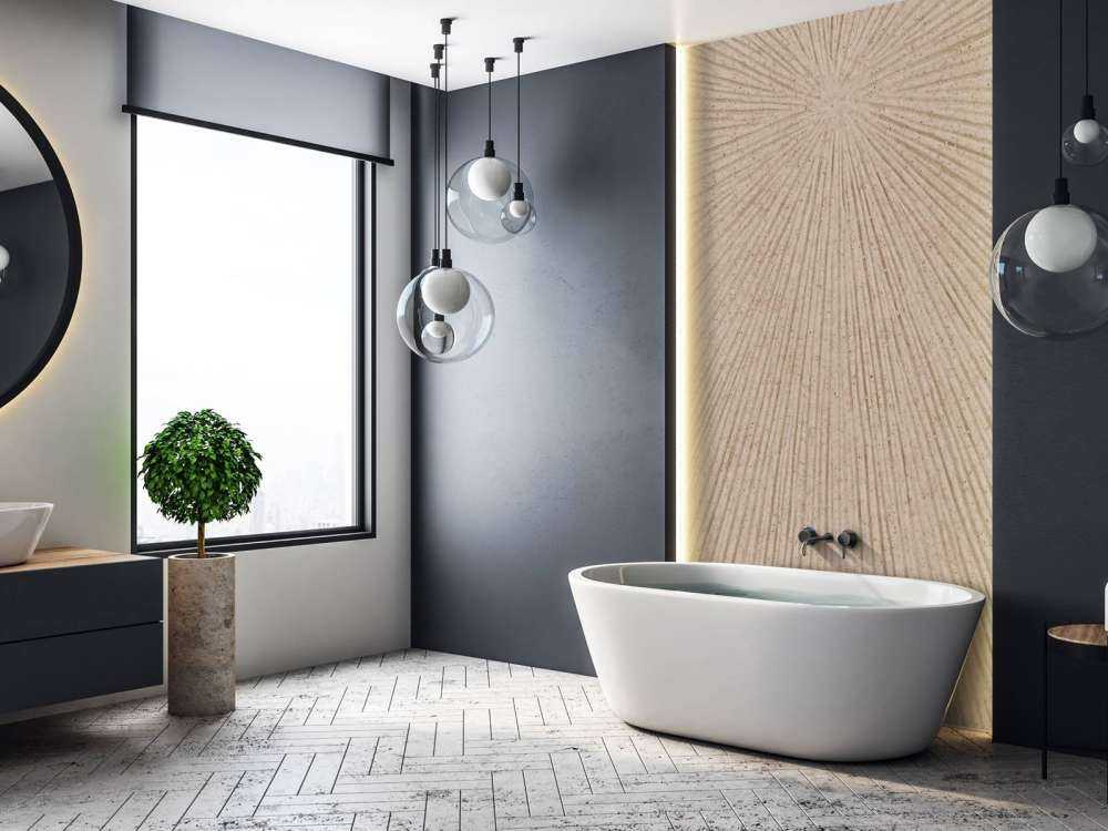Structuur met lijnen in beige bruin