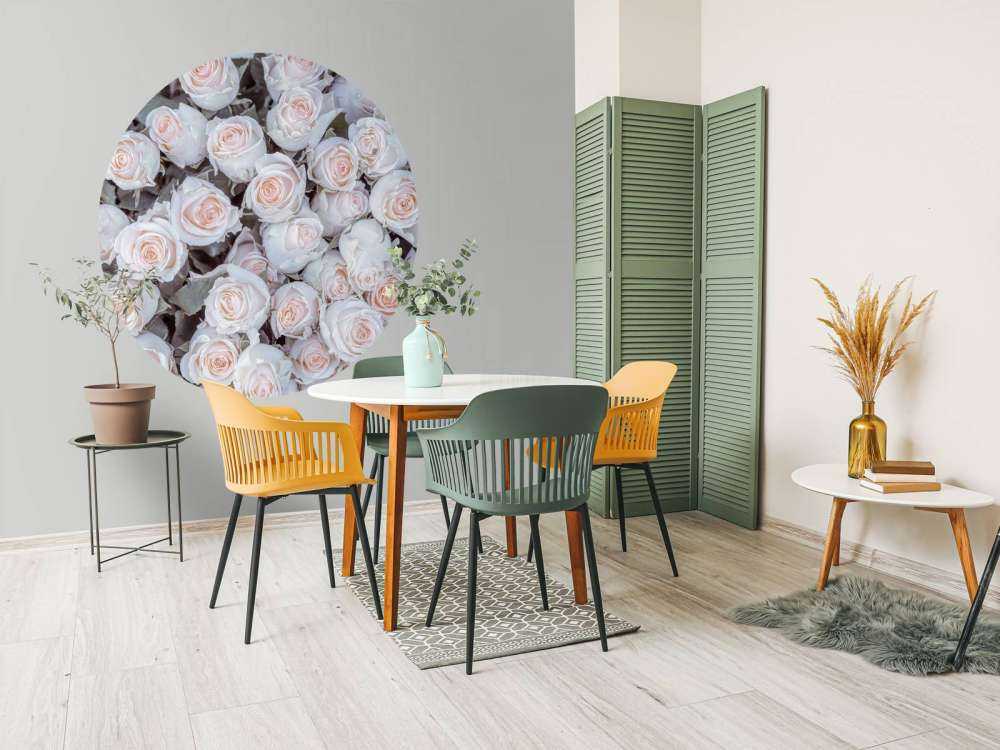 Licht gekleurde rozen