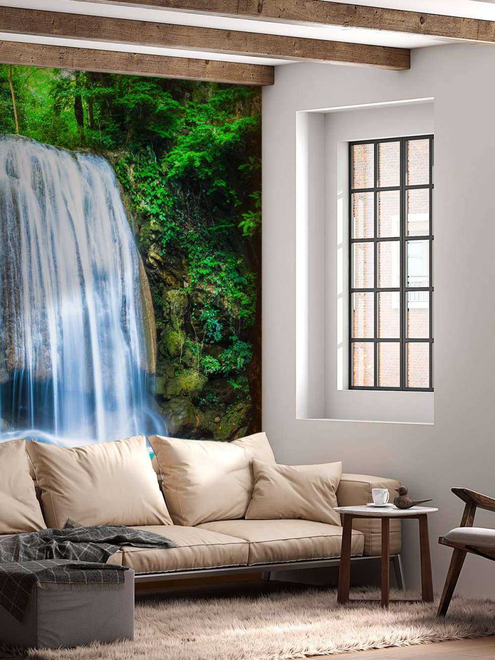 Blauwe waterval