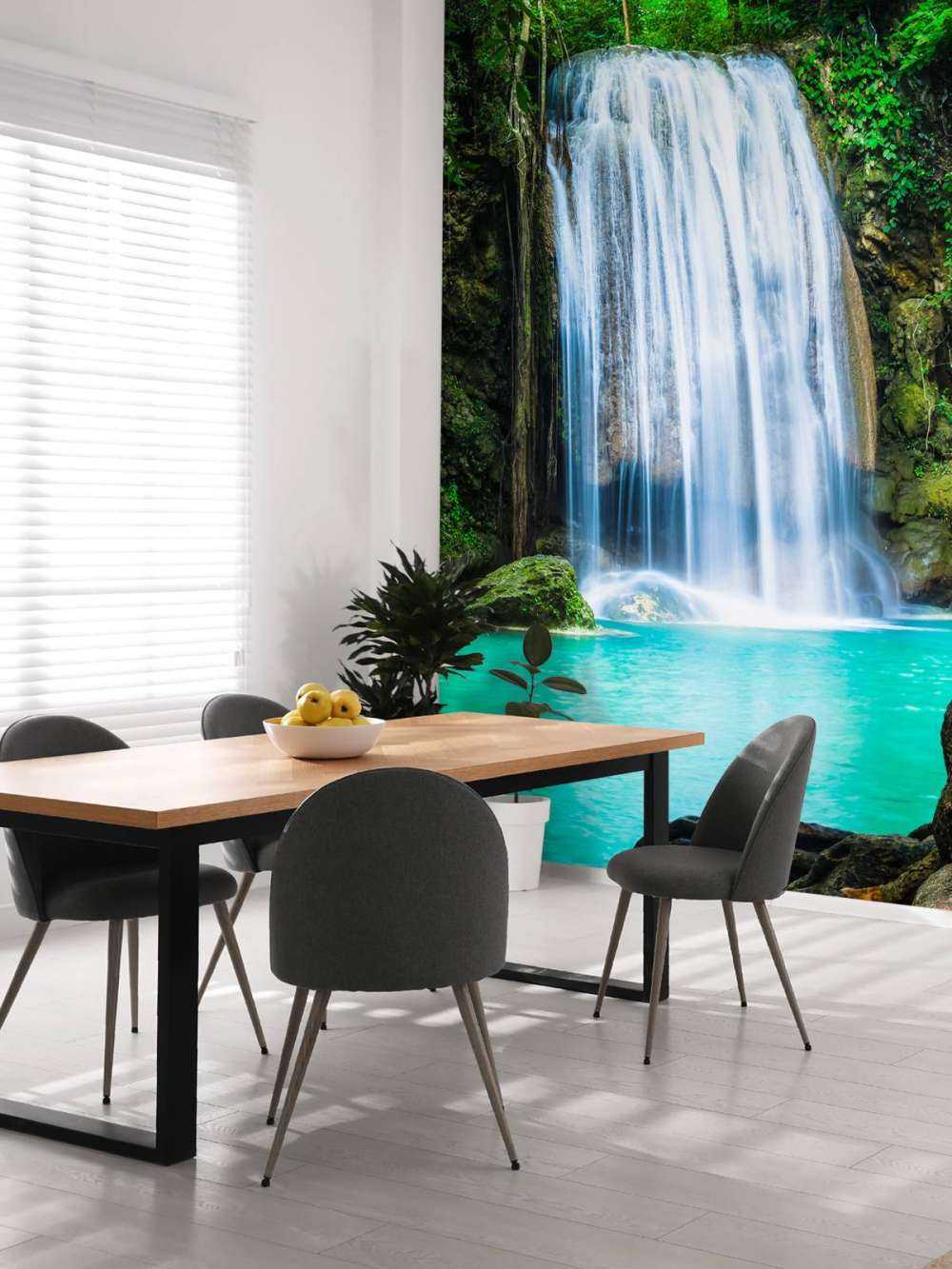Blauwe waterval