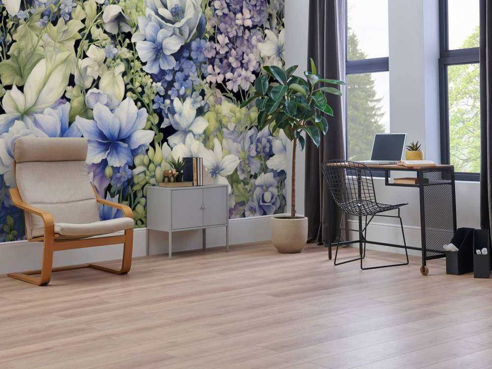 Flower festivalSEAMLESS Blue