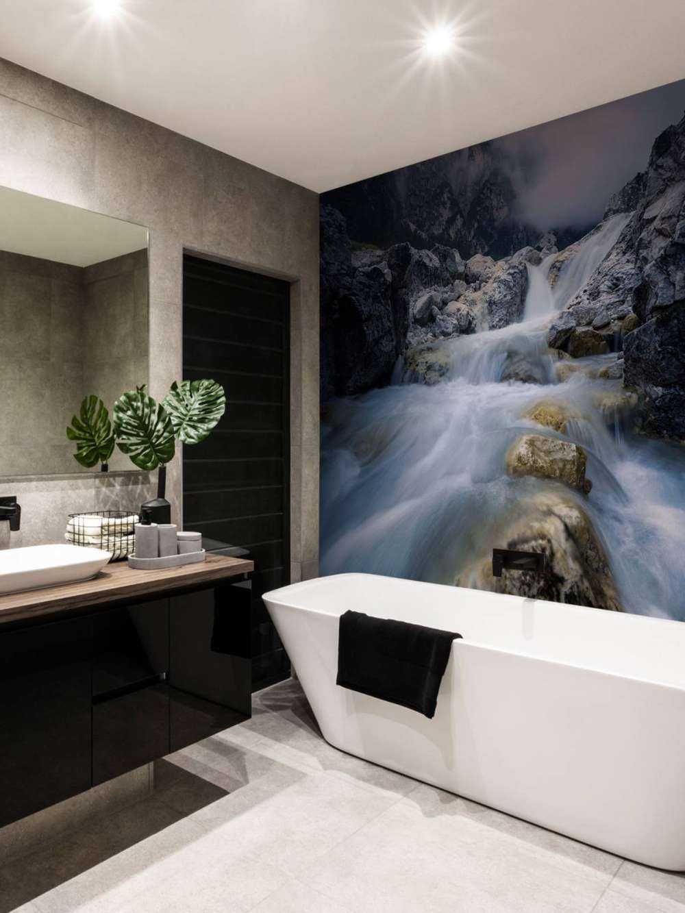 Bergstroom in de Schemering