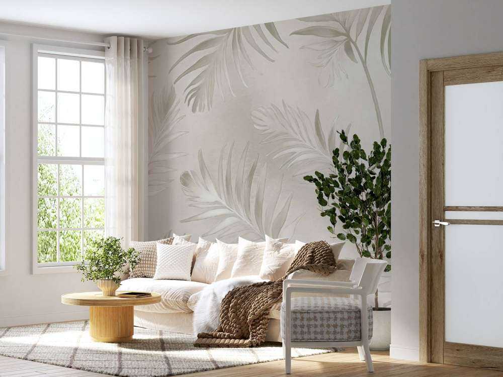 Golden leaves on dark Off-White
