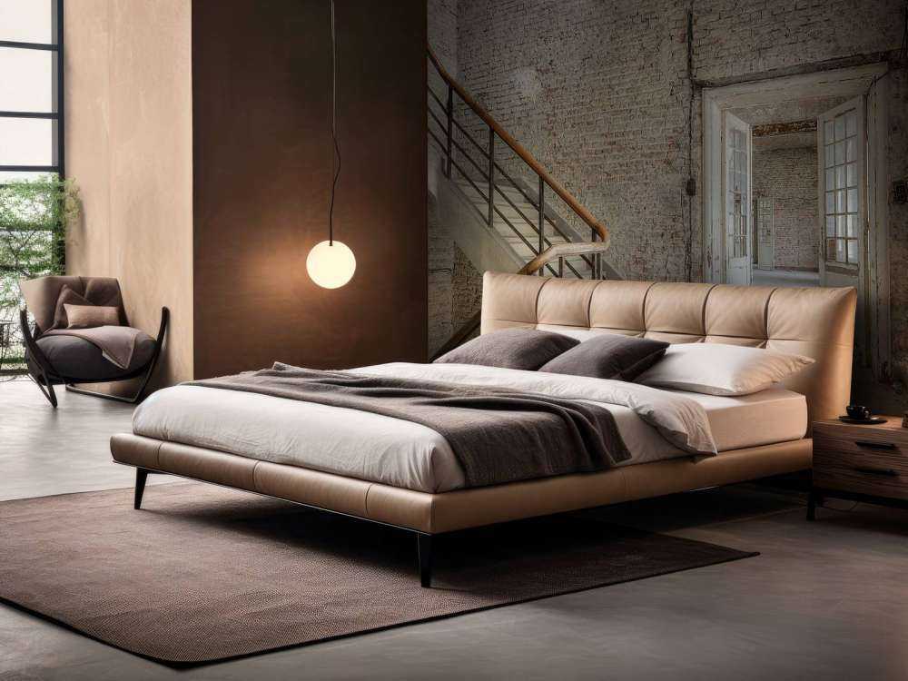 Lege gang met bakstenen muren