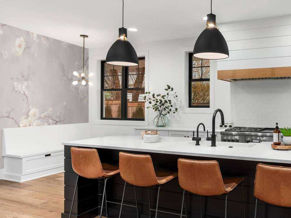 Lovely Branches of Flowers Taupe