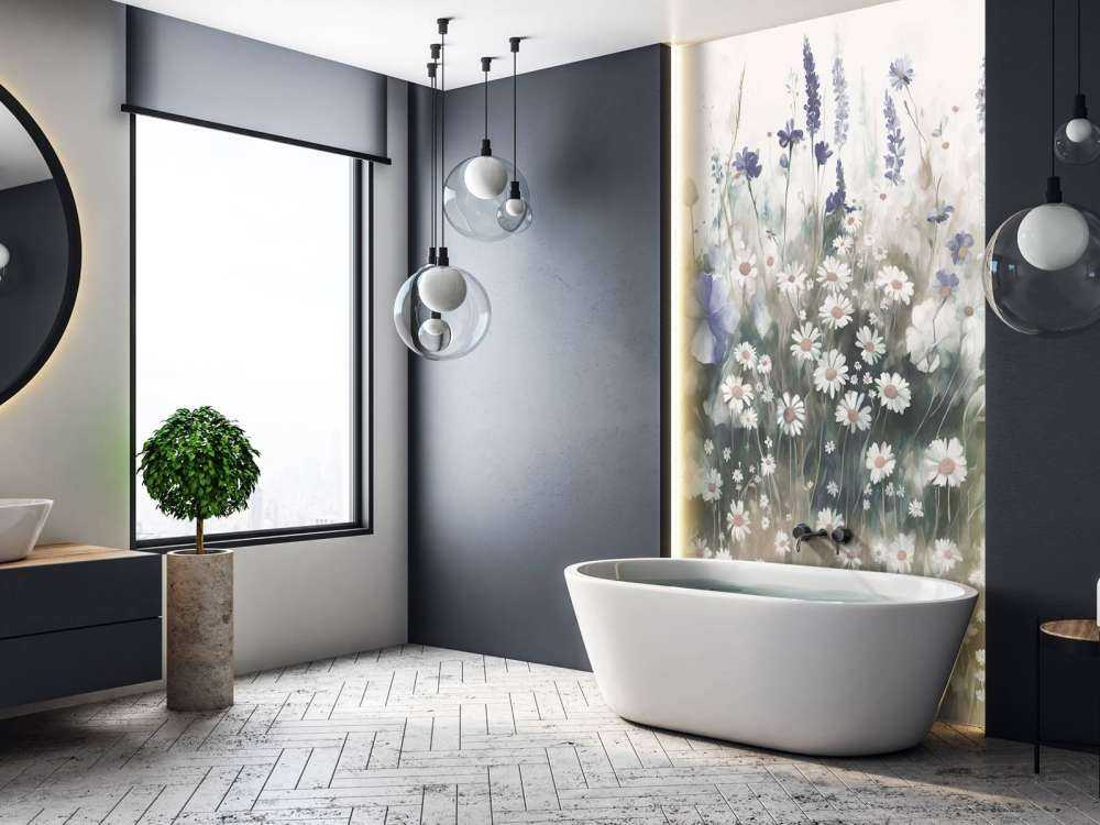 Lush Greenery of Summer Gray