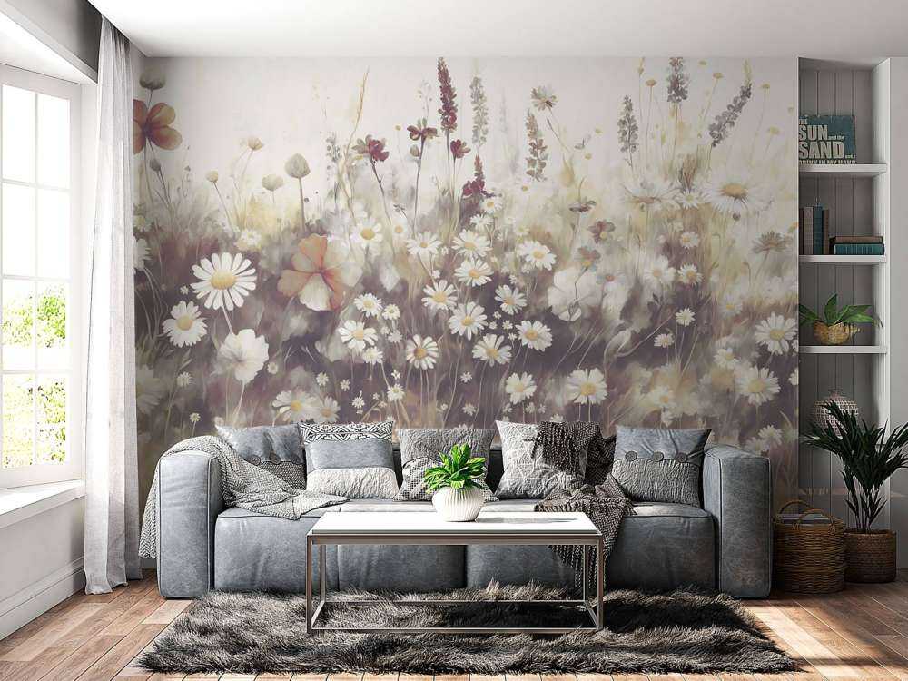 Lush Greenery of Summer Golden Brown