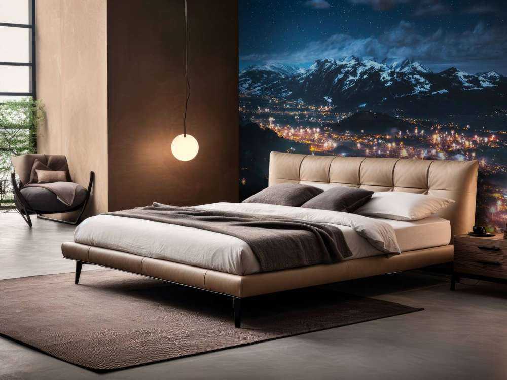 Vuurwerklicht boven alpendorp