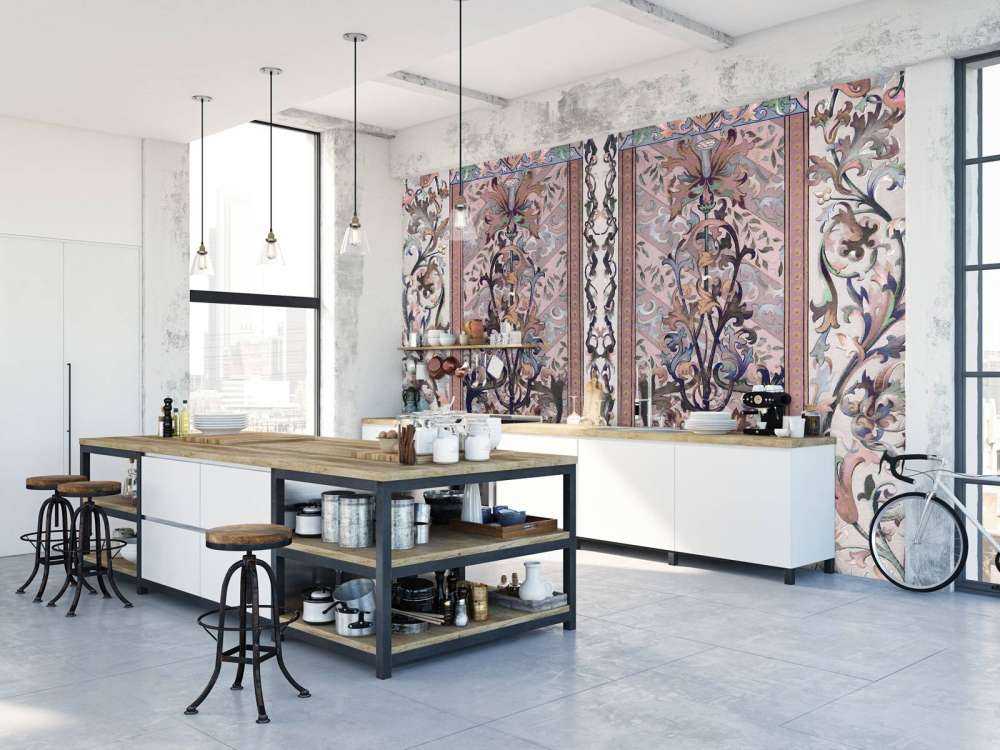 Pastel ornamenten in art nouveau