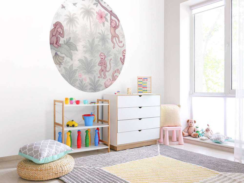 Speelse aapjes in de jungle