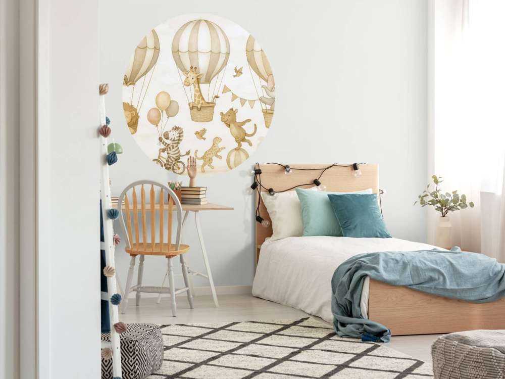 Dierenparade in de lucht