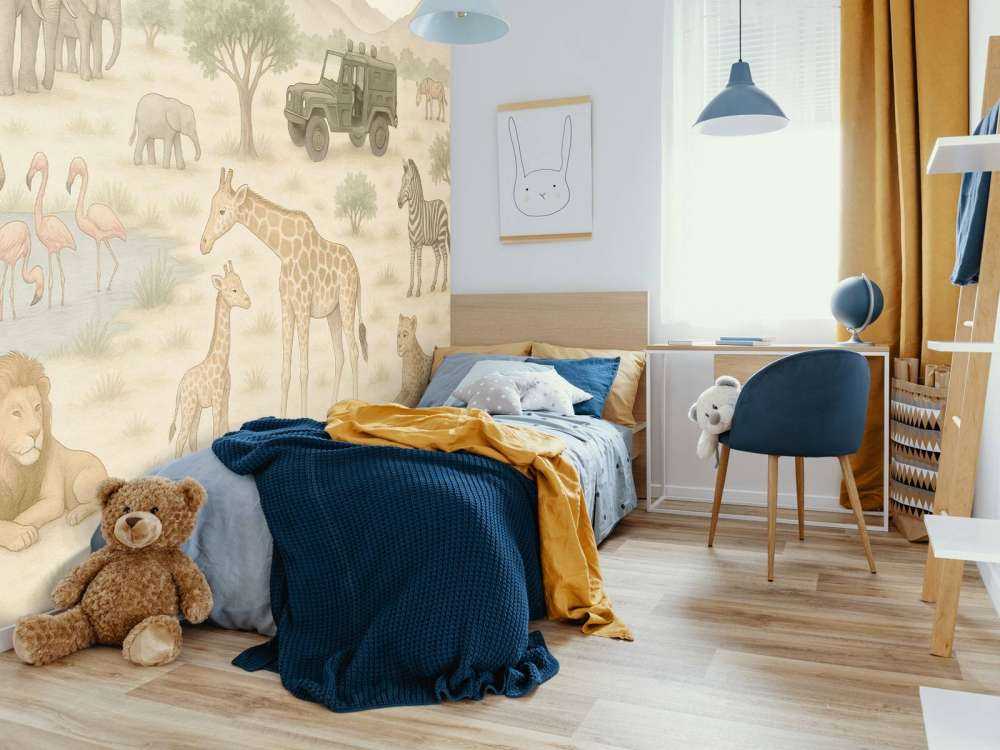 Avontuurlijke safari in de savanne