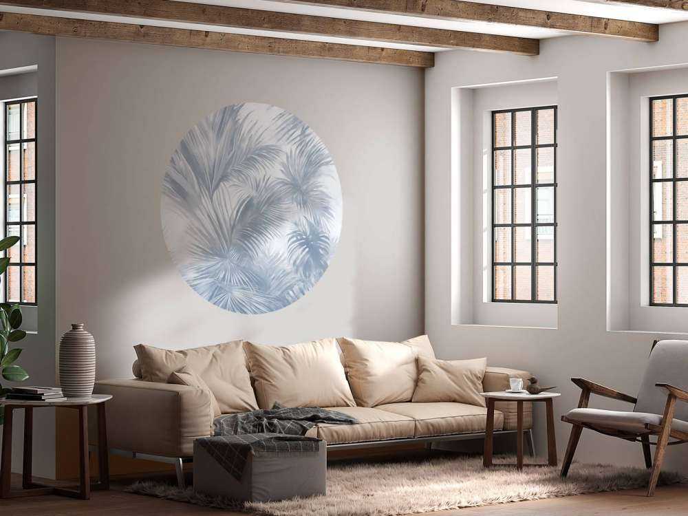 Palm Extravaganza Blue