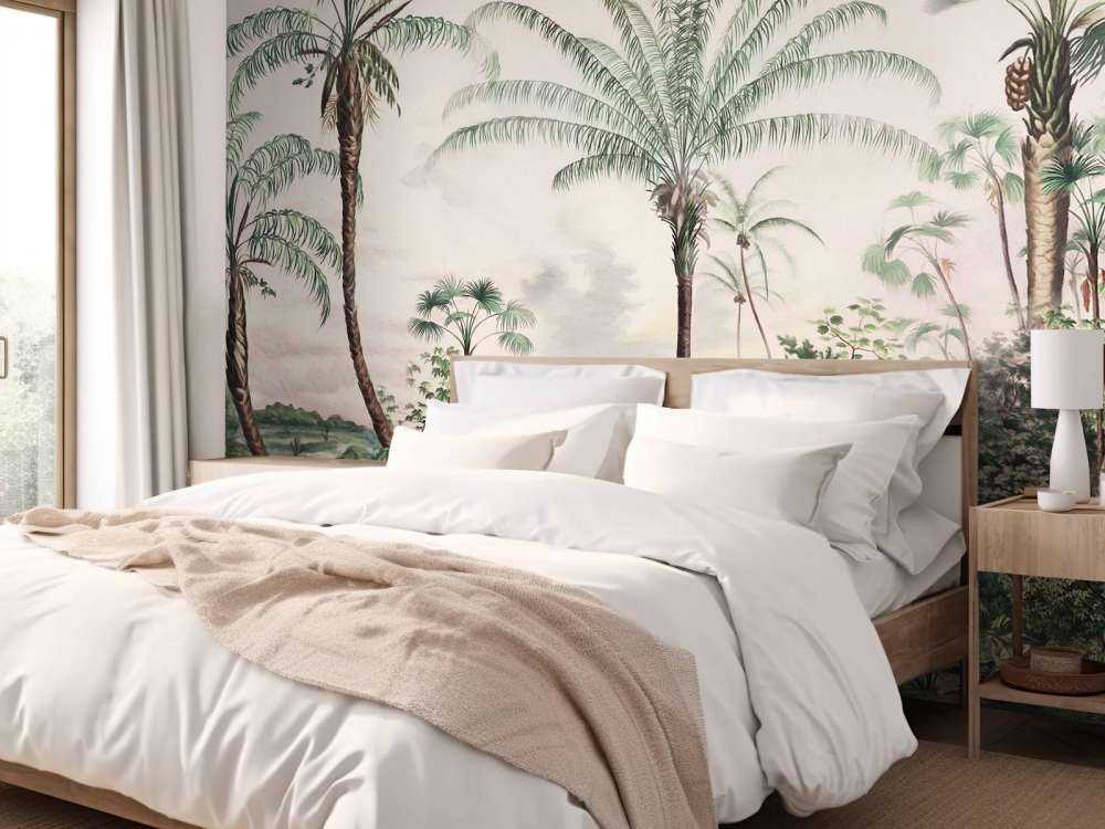 Romantic Tropics Dark Green