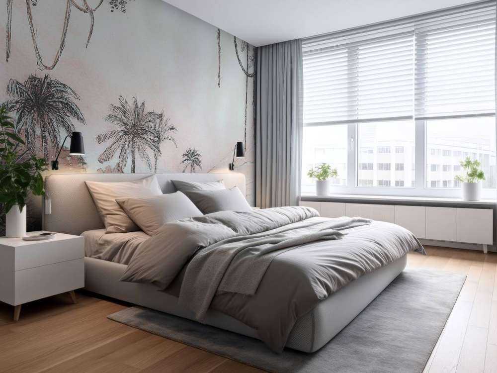 Palmenvallei in rozenlicht