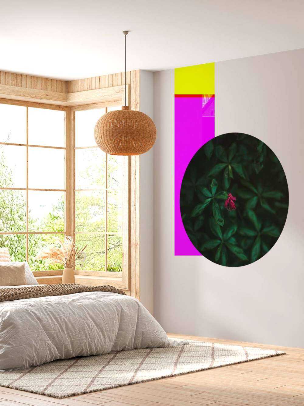 Verborgen Bloem tussen Bladeren