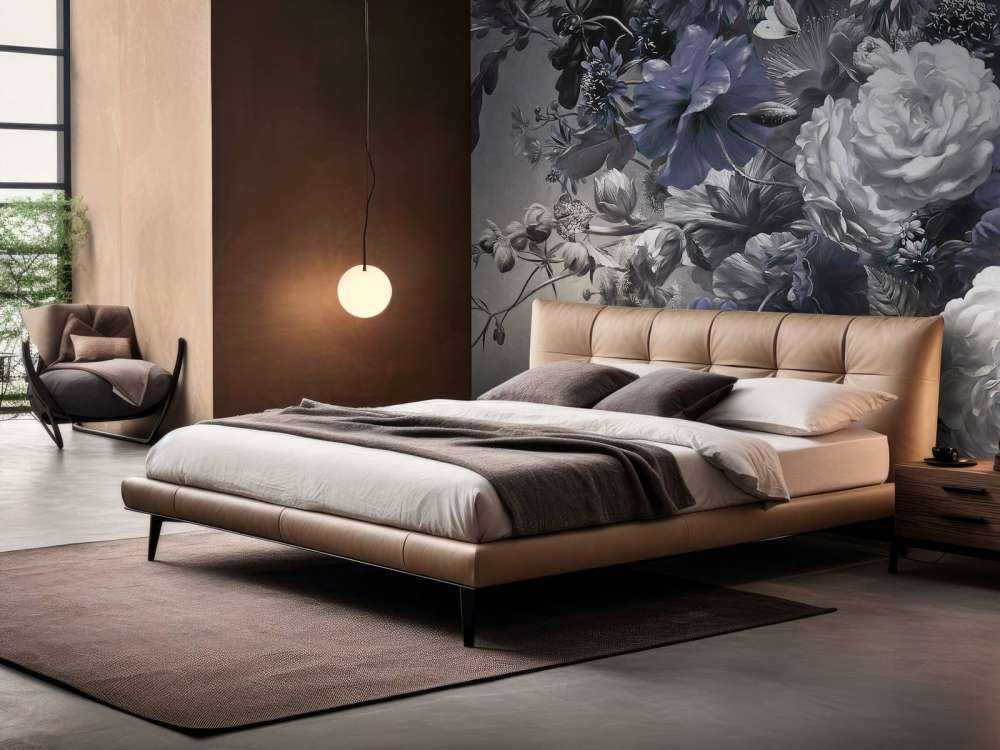 Big bouquet with poppies Blue