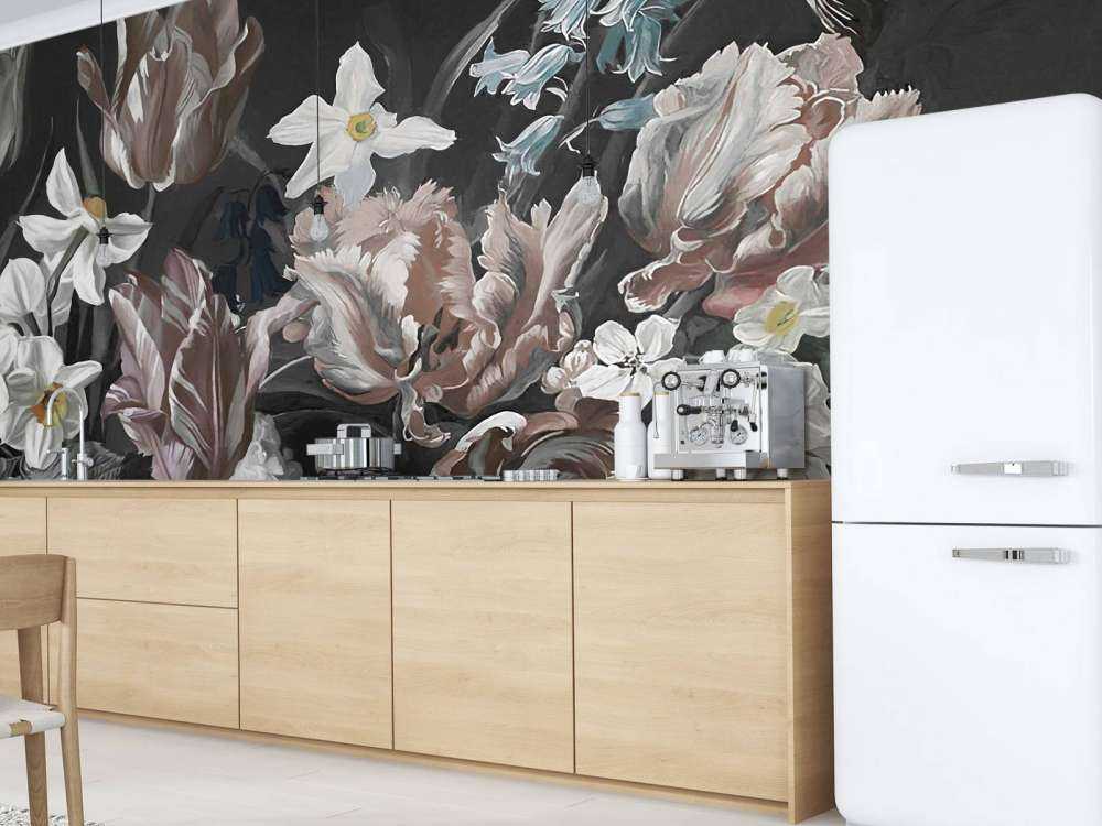 Bouquet with pions Orange