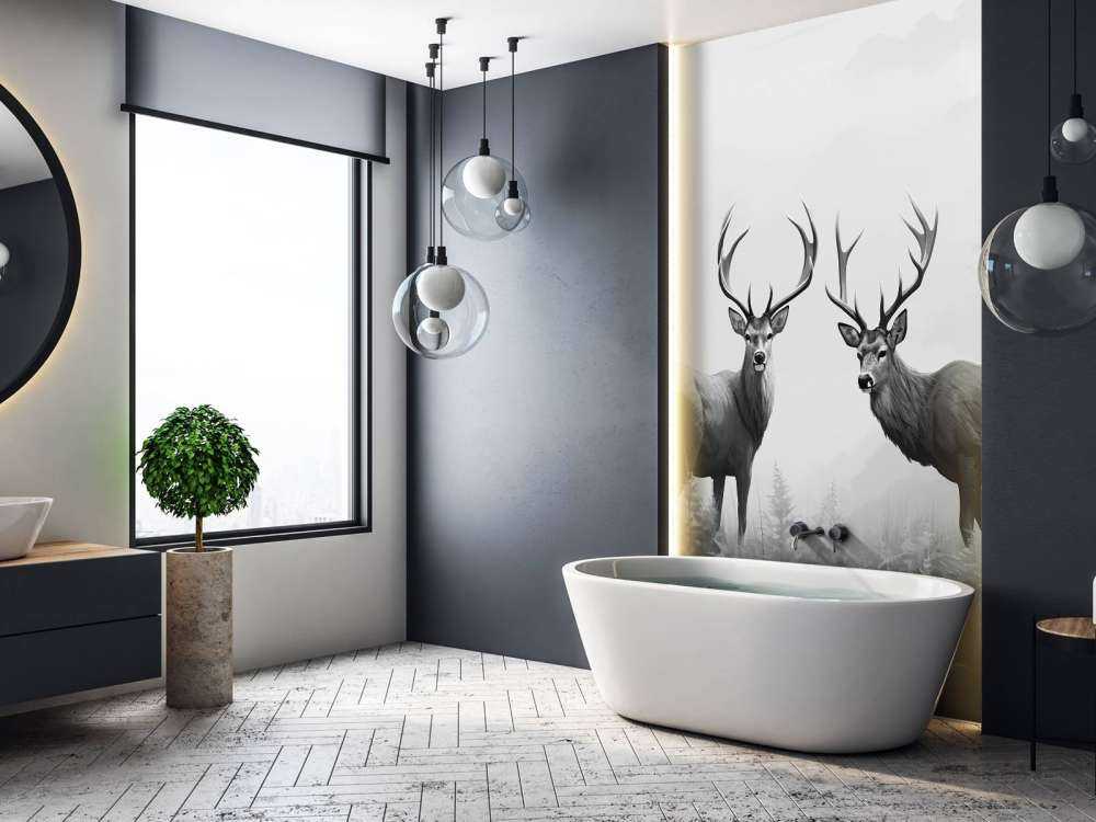 Mistige Woudherten Symmetrie