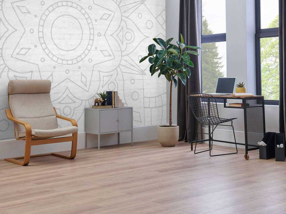 Geometrische Grijze Mandala