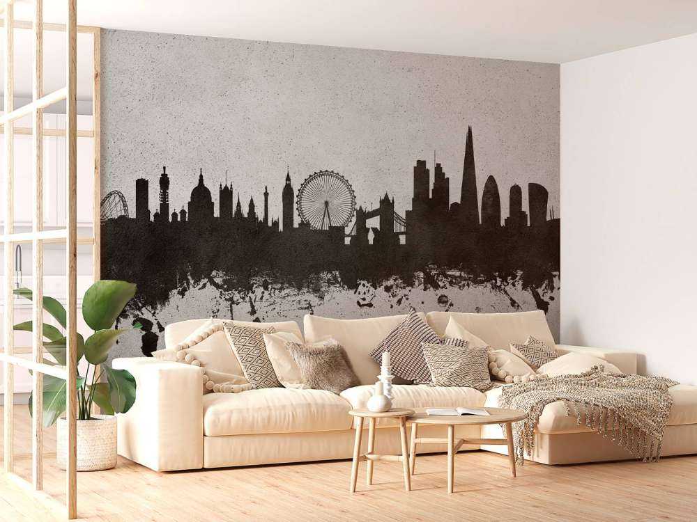 Waterverf skyline, Londen