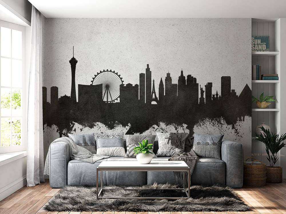 Waterverf skyline, Las Vegas