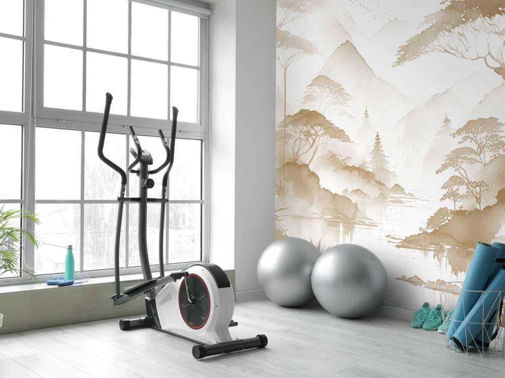 Bergmeer in Nevelige Inkt, taupe