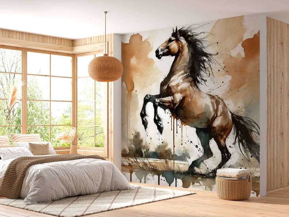 Fiery Horse Elegance