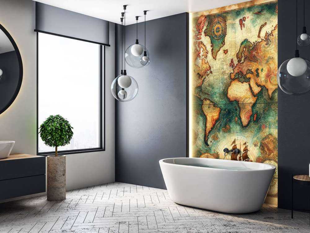 Vintage Historical World Map