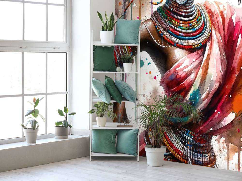 Watercolor African Dancer