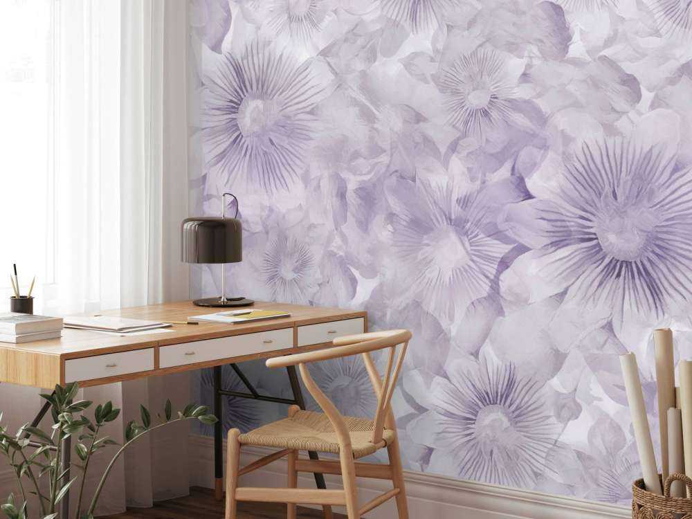 Botanical Watercolor Elegance Lavender