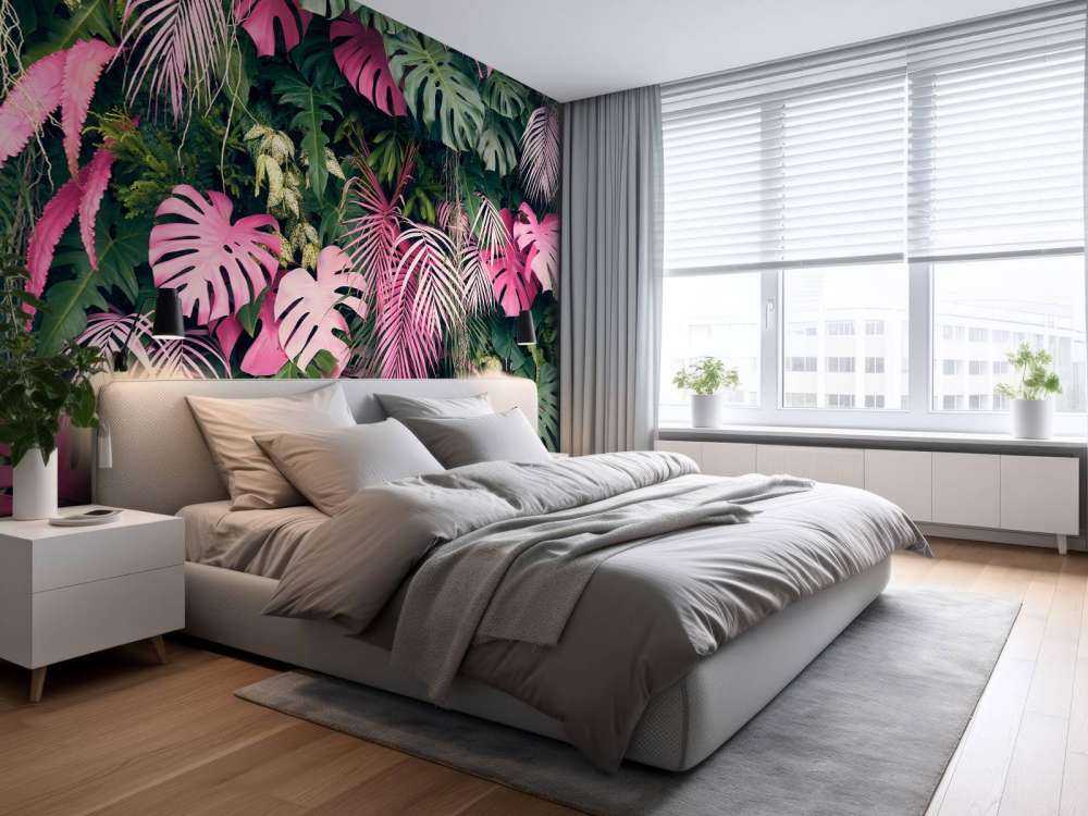 Gevarieerde en kleurrijke bladeren