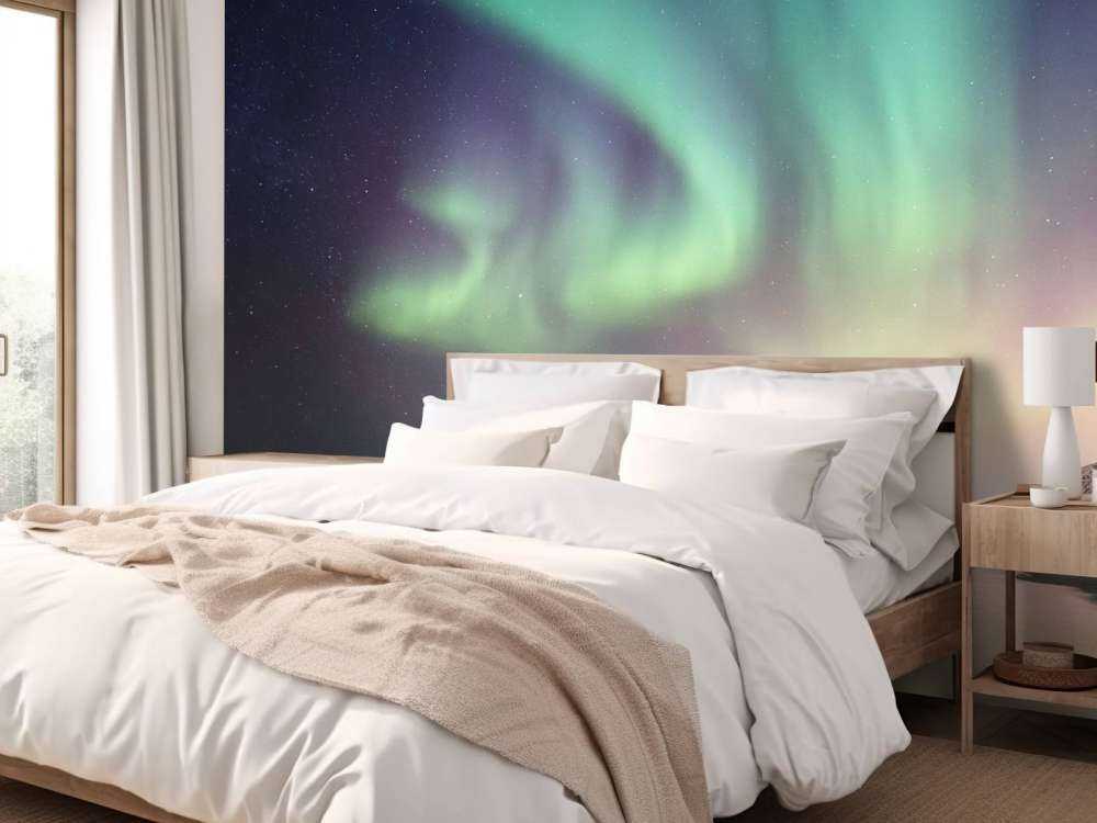 Verlichte nacht door Noorderlicht