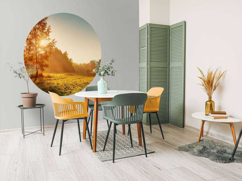 Weiland bij zonsopkomst