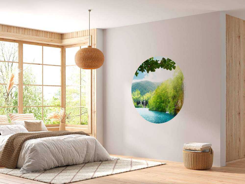 Waterval tussen de bergen