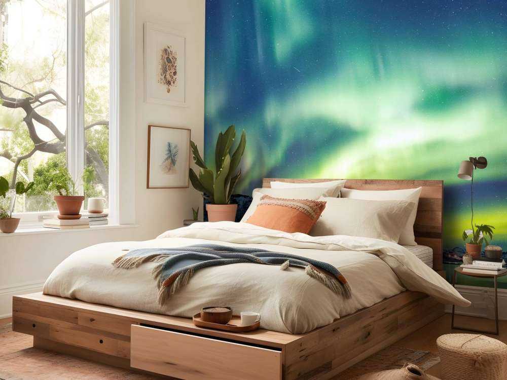 Kleurrijk Noorderlicht in Noorwegen