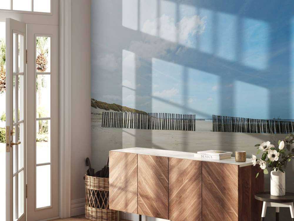 Paalhoofden bij het strand