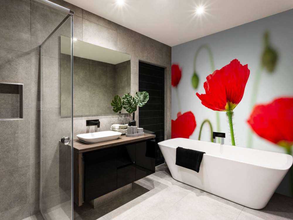 Close-up rode klaprozen