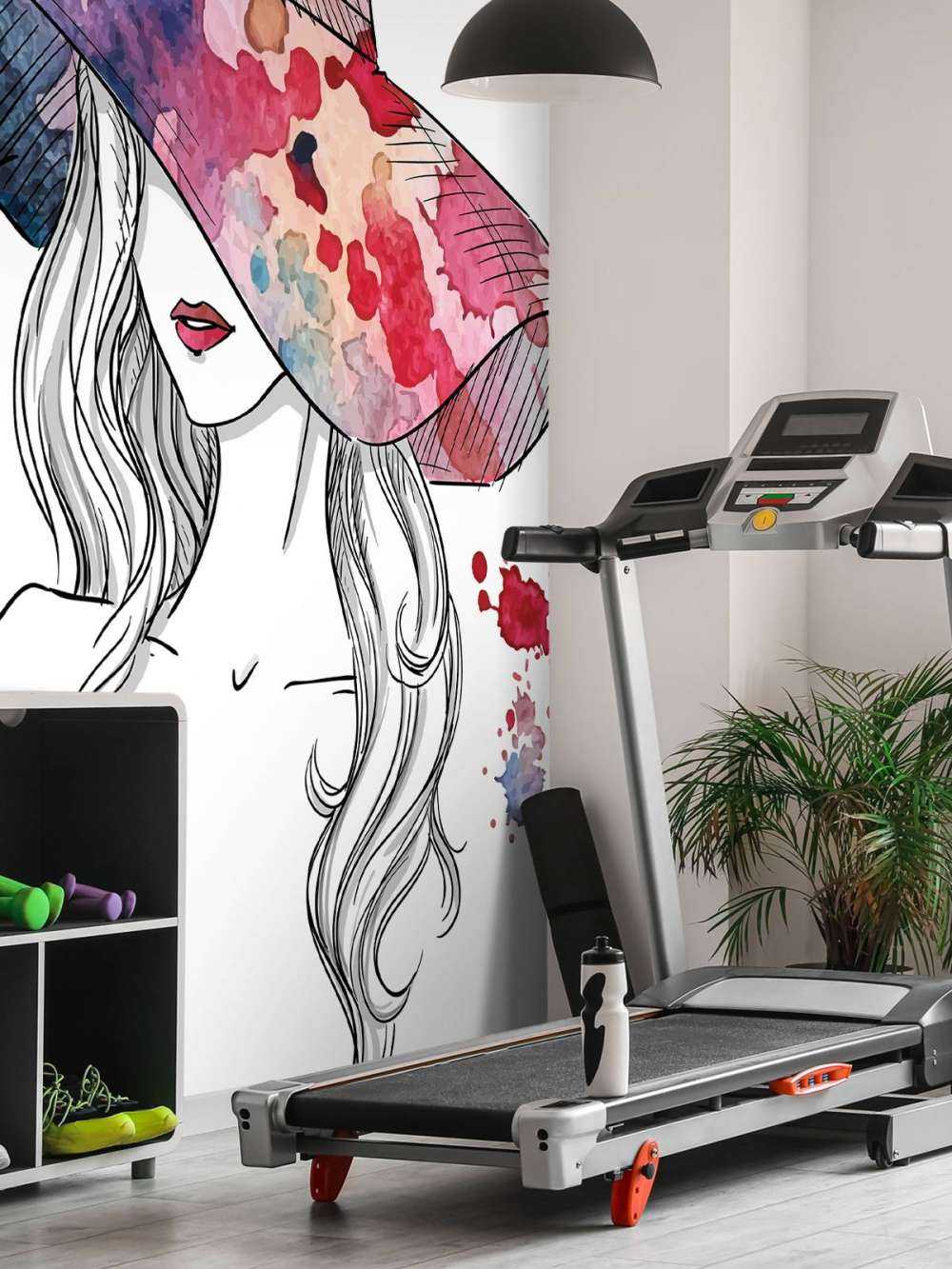 Schets van een vrouw met een hoed