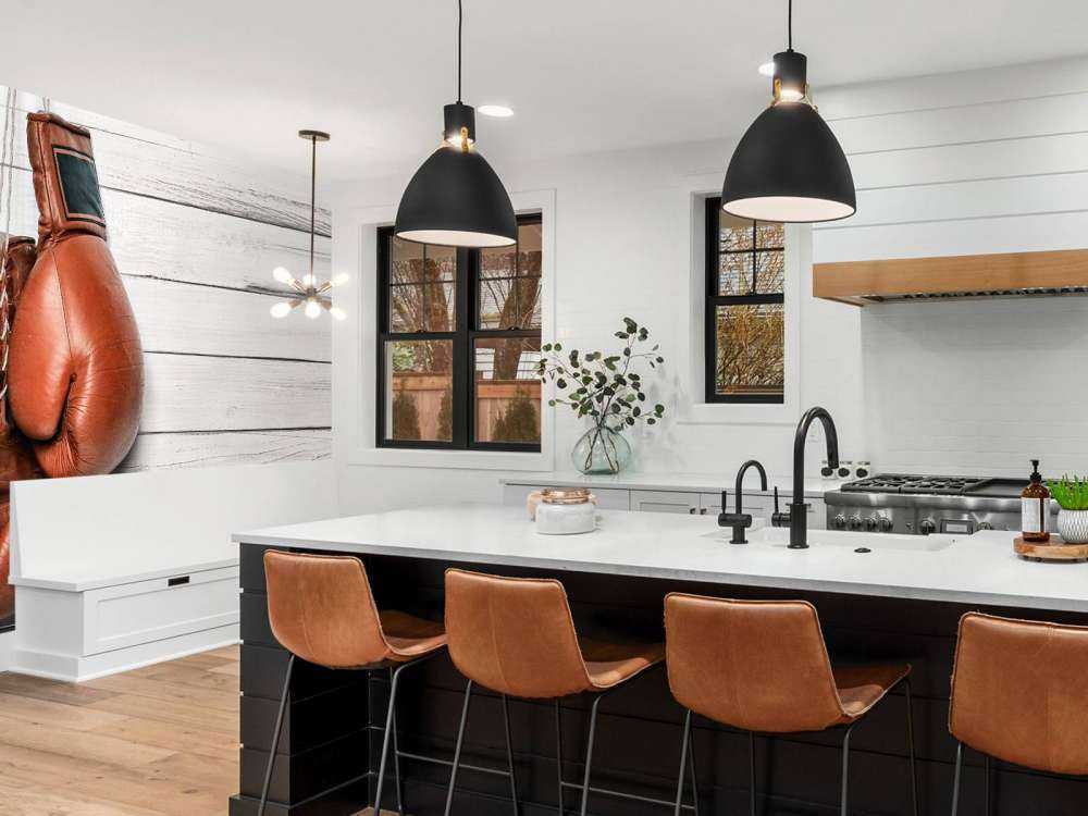 Old school rode bokshandschoenen