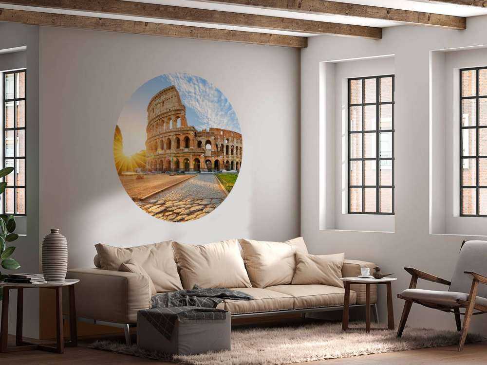 Colosseum in Rome bij zonsopkomst