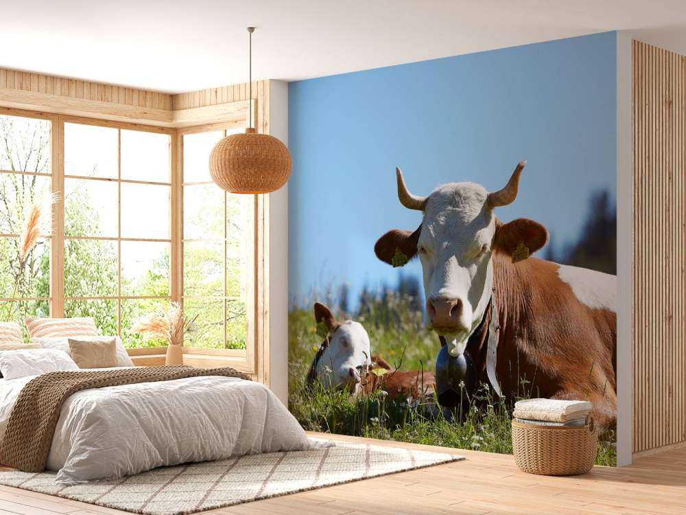 Liggende Koe en Kalf