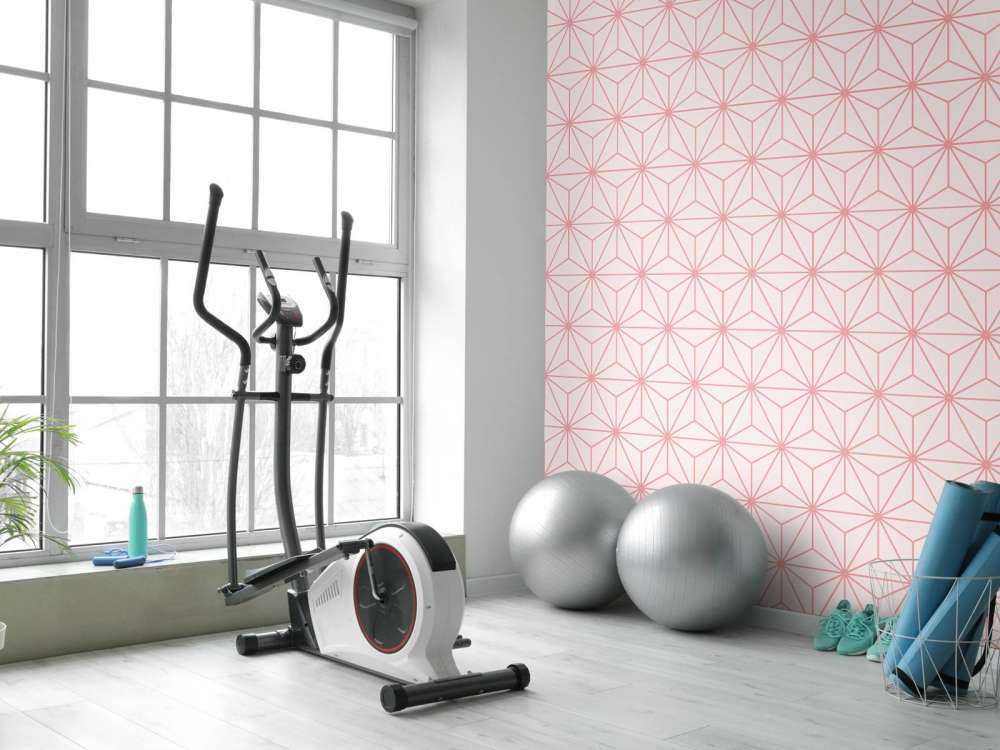 Geometrische sterren, wit