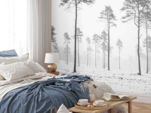 Besneeuwd gebied