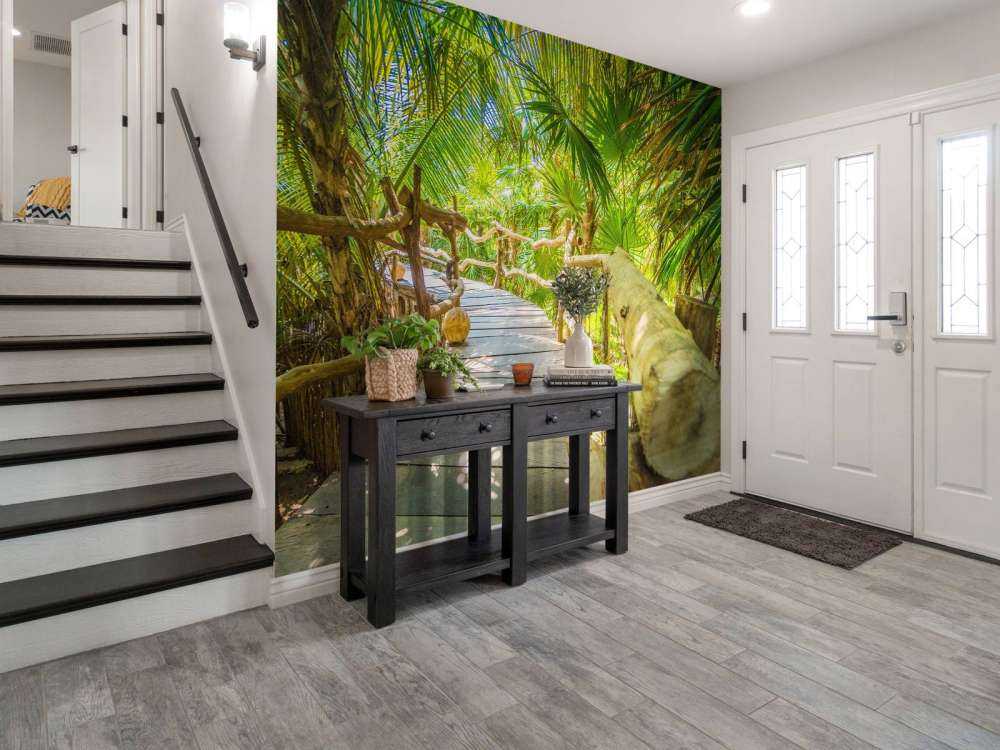 Tropische jungle brug