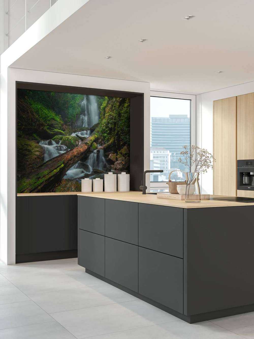 Close-up van waterval