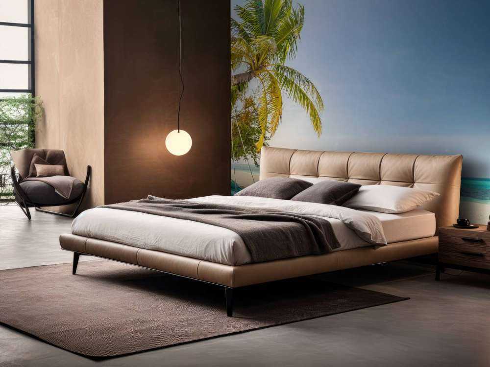 Tropisch strand met schommel