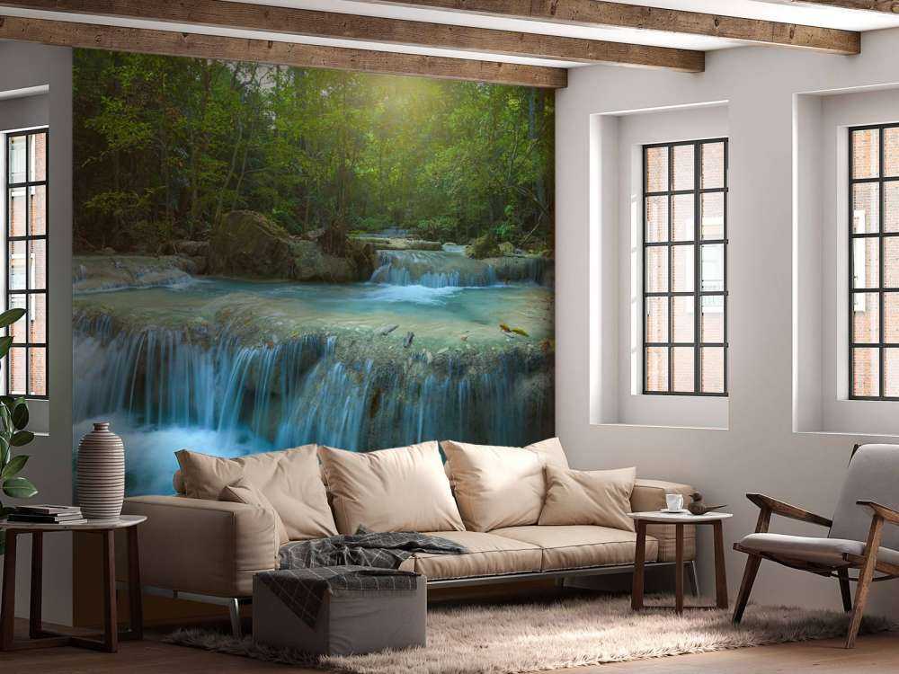 Mooie diepe waterval